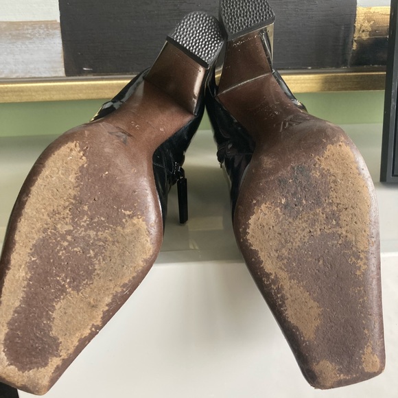 Louis Vuitton Vintage Patent Leather Boots - Picture 15 of 16